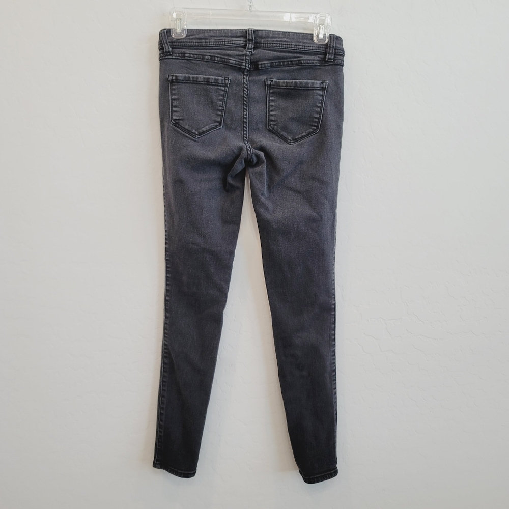 💕 Blue Spice Faded Black Skinny Jeans Size 5 - Picture 5 of 9
